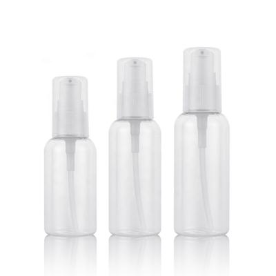 China Factory direct sales eco-friendly PET Round Lotion Cosmetics Bottle Spout Bird Pump Powder Shoulder Portable Underbottling Beauty Tool for sale