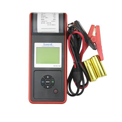 China Hot Selling 12v Professional Automotive Starter Lead Acid Batteries 12V Battery Life Tester With Printer MICRO 568 for sale