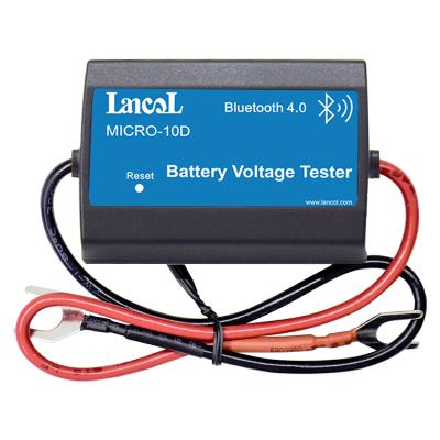 China Single Micro-10D Digital 12V Cheap BTH Voltmeter BTH 4.0 Tester Only For Android Digital Battery Monitor for sale