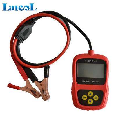 China 12V Original Batteries Diagnostic Tool Car Battery Tester MICRO-30 Motorcycle Life Checker CCA for sale