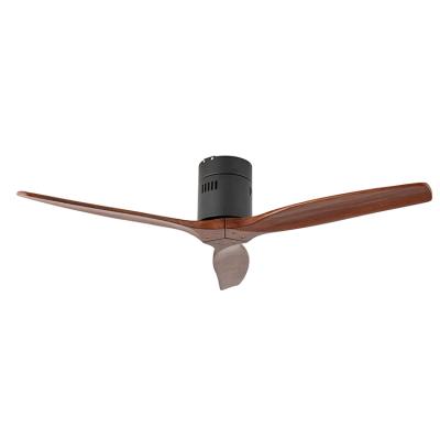 China Custom Wholesale Reverse Positive Blades Fan DC 24v Function Natural Wood Ceiling Fan With Light Decorative Ceiling Fans for sale