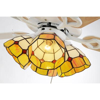 China Wholesale Household China Decorative Beautiful Ceiling Fans With Lights Vintage Fancy For Home Use for sale