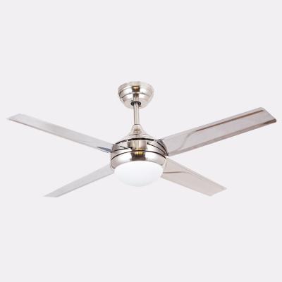 China Wholesale Modern Decorative European Style 48 Inch Metal Ceiling Fan Light With Copper Low Noise Electric Motor for sale