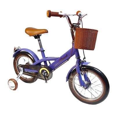 China Steel Purple 12Inch New Children's Bicycle 3-10 Years Old Boys And Girls Light Bicycle 14 Inch 16 Inch 20 Inch kids bike for sale