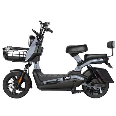 China Steel Frame+Plastic Cover The 48V E-bike from China factory support OEM Electric bike with burglar alarm and LCD screen Electric bicycle for sale