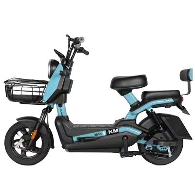 China Steel Frame+Plastic Cover Electric bicycle 350w electric city bike with anti-theft remote alarm high power controller ebike for sale