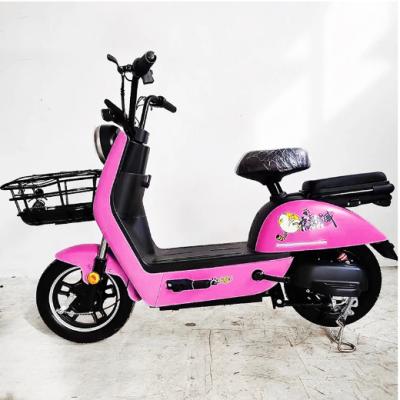 China Steel Frame+Plastic Cover China professional electric bicycle manufacturer high quality  350W 48v12a 20a adult electric vehicle for sale