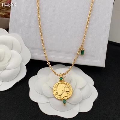 China Vintage TRENDY Coin Necklace Jewelry Pendant Necklace for sale