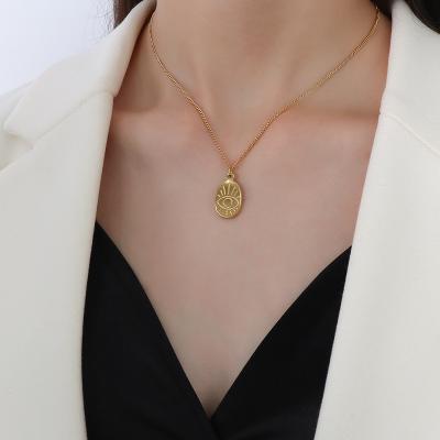 China Fashion Trendy Hot Simple Pendant Necklace Tasty Sale Necklace Eyes Necklace for sale