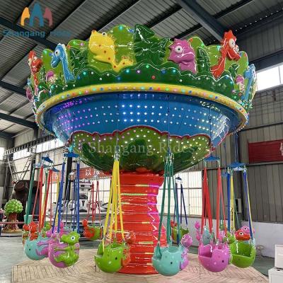 China Amusement Amusement Park Rides Children Amusement Park Rides Equipment Ride Dinosaur Style Spinning Flying Chair For Sale for sale