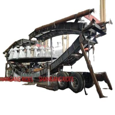 China Ground Metal Game Amusement Park Disco On Trailer for sale