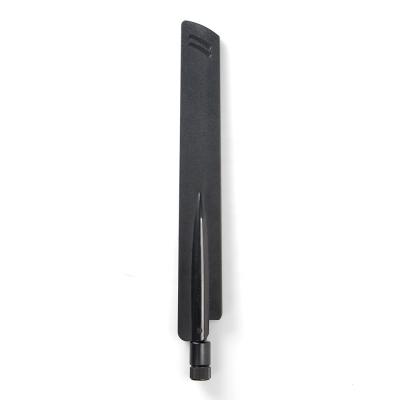 China 222mm 5DBI 4G LTE External Rubber Flat Antenna For Router SMA Male Connector 13*22.5mm for sale