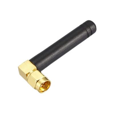 China 2.4G Wifi GSM 433MHZ 868MHZ 915MHZ 2dbi 3dbi Terminal Rubber Duck Whip Antenna 7*52.5mm for sale