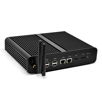 China Topton 11th Nuc 2*DDR4 M.2+Msata+2.5' SATA 4K HTPC Nettop Micro Desktop Computer Core i7 1165G7 10710U 8565U Mini Topton Industrial Fanless PC for sale