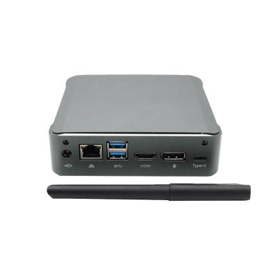 China Pfsense Fanless Small Gaming PC Intel Core i3 i5 i7 8560U AES-NI Micro Mini Computer 2*DDR4 Max to 64GB RAM Win 10 pro for sale