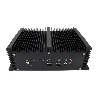 China Free Shipping Industrial Mini Barebone PC Embedded Intel Core i7-7500U With WIFI Support 1*mSATA SSD+1*2.5 inch SSD/HD Industrial PC GPIO for sale