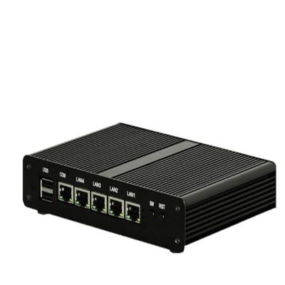 China Free Shipping LAN 4 Port Mini Industrial Server PC, Firewall VPN Router, Linux Pfsense OS, Quad Core J1900 Dual WiFi 1VGA 2USB2.0 4LAN 1COM for sale