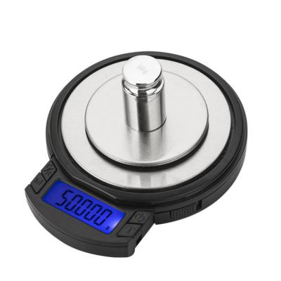 China Weight Measuring 0.001g Eectronic Gold Scale Round Narrow Balance High Accuracy Carat Scale for sale