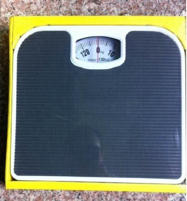 China ABS+ Silica Gel Body Scale Mechanical Bathroom Scale With Customizable Model 130kg for sale