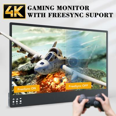 China CNC Aluminum Alloy Body Display 13.3 Inch Ps4 Line Touch Screen HD HDR Desktop Commercial External Display for sale