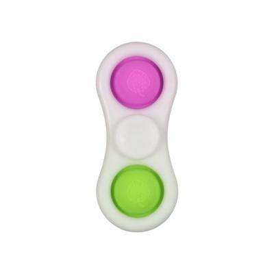 China Wholesale Silicone Comfortable Touch Rotatable Ring Fidget Spinner Toy Rotatable Magnetic Single Spinner for sale