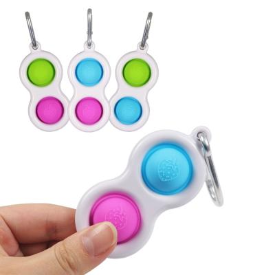 China Silicone Moving Person Toy Relaxation Toys With Keychains For Kids Adults Toy Poppets Protective Poppets for sale