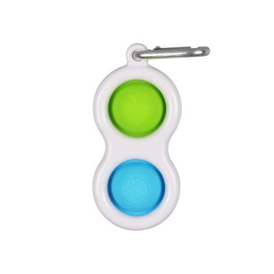 China Silicone Autism Squeeze Squeeze Toy Silicone Key Chain Hands Toys For Kids Juguetes for sale