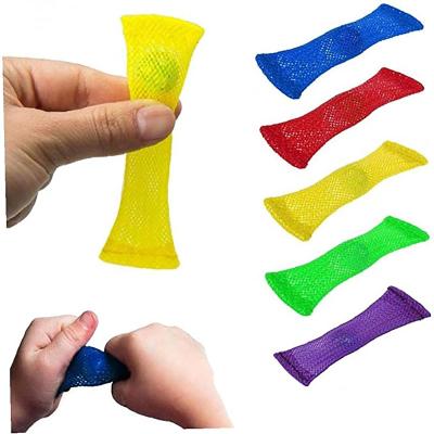 China Band Fidget Toys Marble Mesh Stress Relief Ball Pressure Sensory Toys Pack Autism ADHD Anxiety Therapy Toy OCD Braided Easy Bend for sale