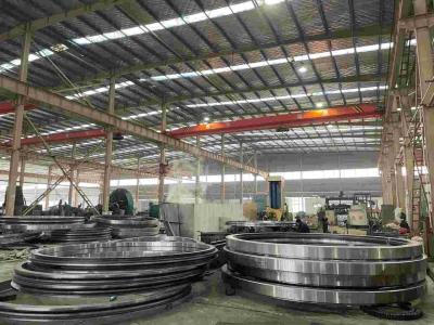 China Enorme Omvang die Ring Bearing For Deck Crane, Windenergiemateriaal zwenken voor verkoop Te koop