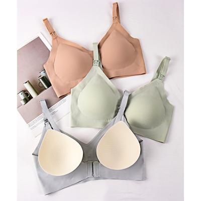 China Breathable Women Plus Size Front Open Pregnancy Breastfeeding Maternity and Nursing Bra for sale