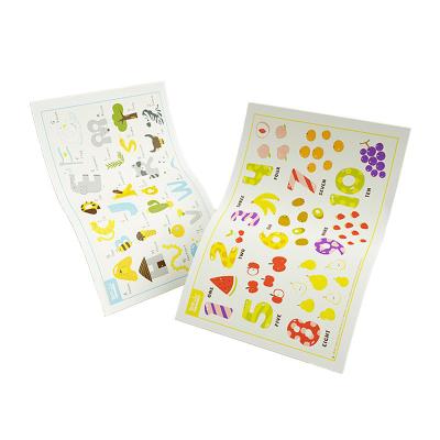 China Sustainable Custom Print Dining Place Mat Kids Set Mats Disposable Kid Table Mats for sale