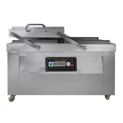 China 400 Type Food Plate Double Chamber Vacuum Packing Machine Vacuum Packing Machine For Food Vegetables Rice for sale