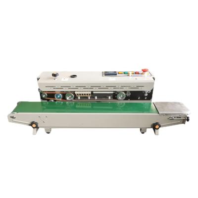 China Continuous Food Tape Sealer Sealing Machine With Gas Air Filling Nitrogen Flushing Rinse for sale