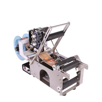 China MT-50 food labeling machine with round bottle date code printer marker machine labeling machine for sale