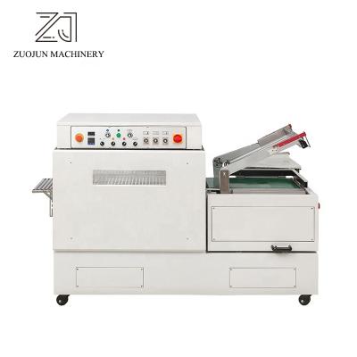 China DFS450 Continuous Food Seal And Cut Shrink Combo Machine L Type Side Cut And Sealing Machine for sale