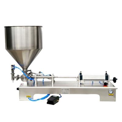 China Semi-automatic Pneumatic Single Head Food GIWG Single Head Ointment Paste Liquid Fill Fill Machine for sale