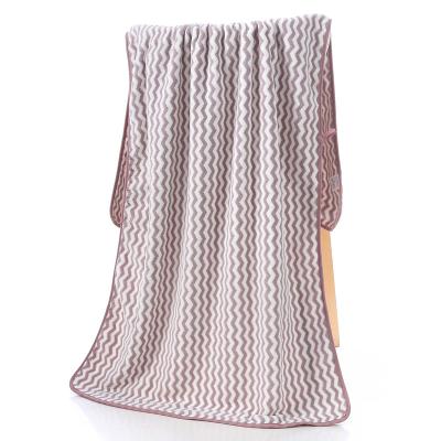 China Sustainable Coral Fleece Bath Towel Combination Set Absorbent Thick Adult Small And Large Covers Bathroom Towels for sale