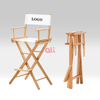 China Lightweight Heavy Duty Folding Camp Chair Wooden Folding Outside Manager Chair for sale