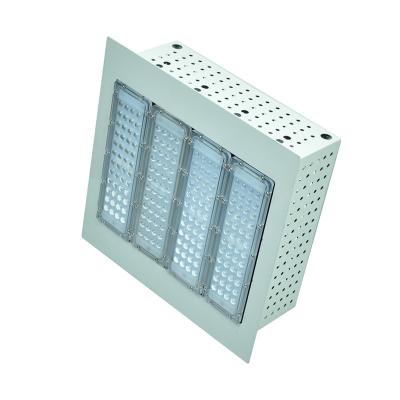 China High Quality 200W Hotel Embedded Wire Installation Gas Station Hanging Ceiling Light Led Canopy Light for sale