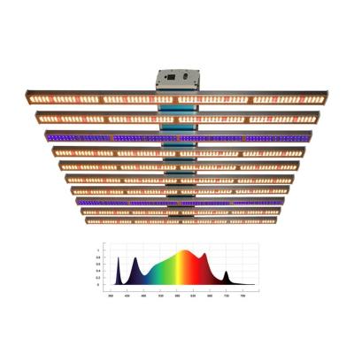 China Seed Starting Partner 10 Official Indoor Hydroponic Bar IR 1000w 800w Cob UV lm301H LM301B Led Grow Light Full Spectrum for sale