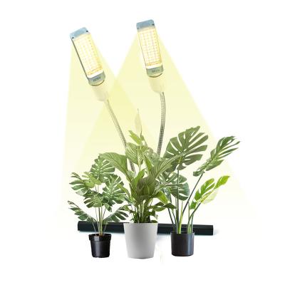 China Best Full Spectrum Led Clip Plant Grow For Indoor Succulent Plants Sun Lights 3 Head Clip Lamps Led Grow Light For Indoor Plant for sale