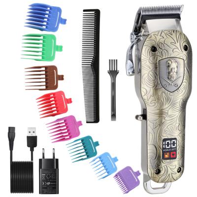 China Outdoor Professional Hair Cutting Machine Cordless Rechargeable SURKER Hair Clippers for sale