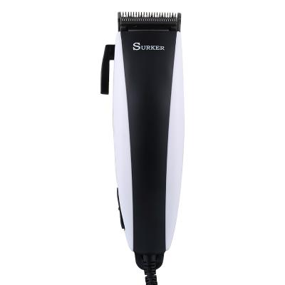 China Hotel SURKER DC Tie Hair Clippers Adjustable Portable Electric Hair Clippers for sale