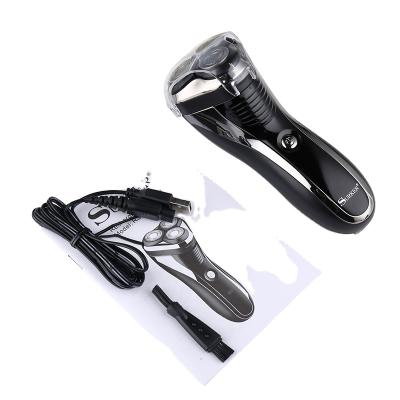 China Three Triple Blade SURKER USB Rechargeable Washable Floating Head Electric Shavers for sale