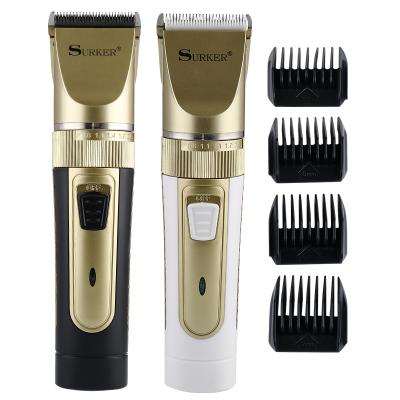 China RV SURKER Pet Hair Trimmer USB Electric Portable Filling Pet Clippers for sale