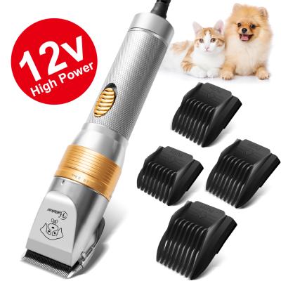 China Hatteker Commercial Hair Clippers For Dogs Powerful Pet Clippers Electric Grooming Trimmer Pampers Haircut Razor for sale