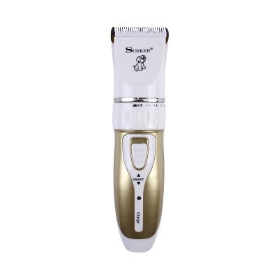 China SURKER Dog Hair Clippers Outdoor Electric Rechargeable Hair Trimming Pet Razor for sale