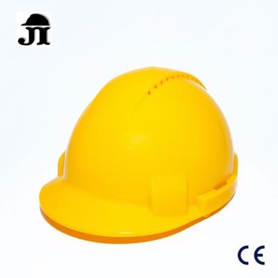 China Protective Equipment Safety Helmet CE EN397 PE Shell Hard Hat JM705-V Vented Light Weight Personal Working Hat for sale