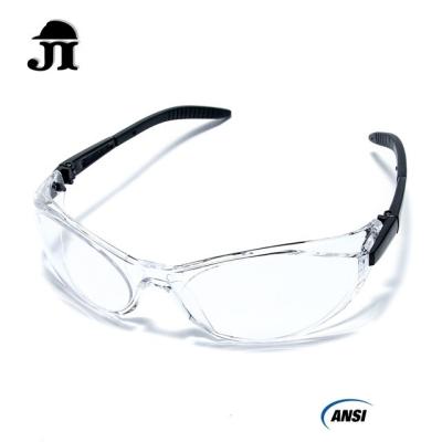 China Anti-fog JG166 Eye Protector Safety Glasses ANSI Z87.1 Visitor Spectacle Anti-scratch PC Glass for sale