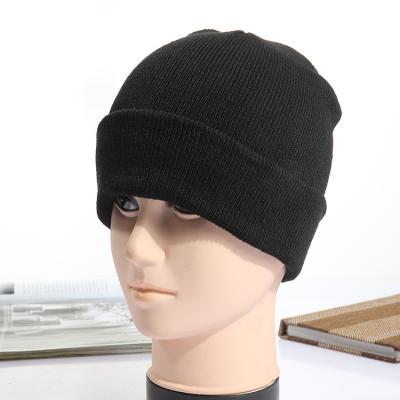 China Multi-colors fashionable beanies knit men's winter hat wool caps winter fashion custom hats for sale